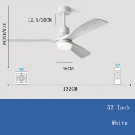 Hot Selling 42 52 Inch Bldc Ceil Fan Lamp Modern Simple Remote Control Decorative Led Ceiling Fan With Light