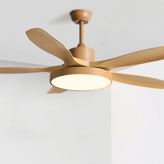 NEW Style 48 Inch Modern Indoor Energy Saving ABS Blades Ceiling Fan With Led Light Suitable For Summer And Winter