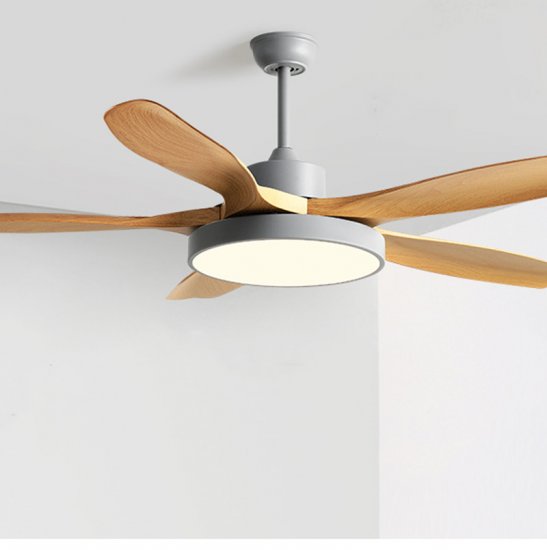 52 Inch 5 ABS Blades Fan High Speed Dc Motor Frequency Conversion Remote Control Modern Ceiling Fan