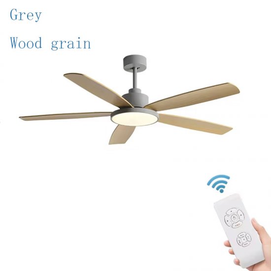 Modern Decorative 72 Inch ABS 5 Blades DC Remote Control Led Ceiling Fan With Light