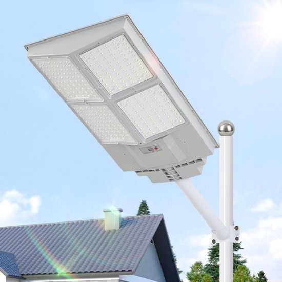 LED Solar Lights Outdoor Garden Street Light With Motion Sensor and Remote Control Waterproof Wall Light for Garage Floodlight