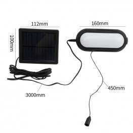 Solar courtyard light split type human body induction light garage light solar charging rain proof super bright wall light