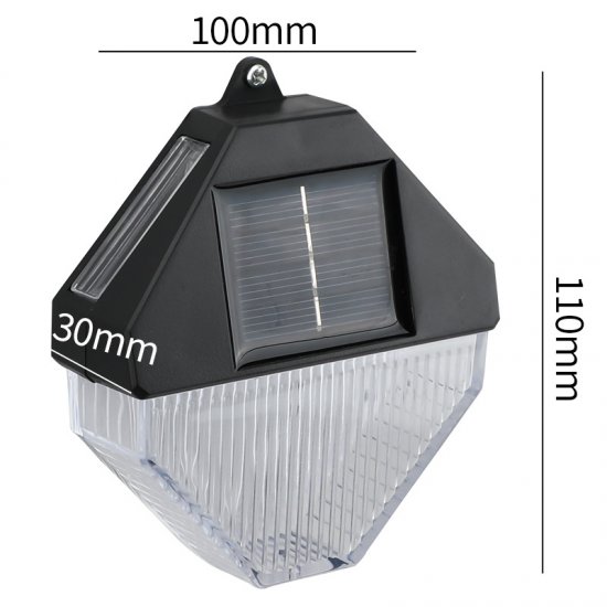 Solar wall lamp household wiring-free waterproof step lamp villa wall stair fence decorative garden lamp