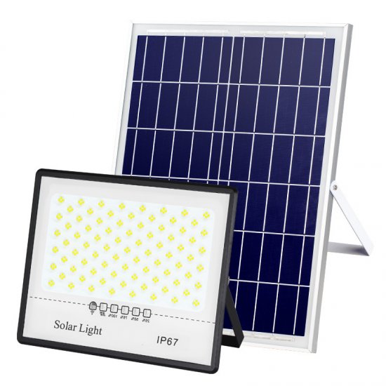 Outdoor Solar Light 100/200/300W Spotlights Solar Lights Waterproof Remote Control Solar Wall Lamp Street Garden Sunlight