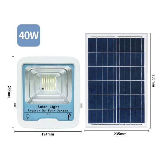 Outdoor Solar Light 40/100/200W Spotlights Solar Lights Waterproof Remote Control Solar Wall Lamp Street Garden Sunlight