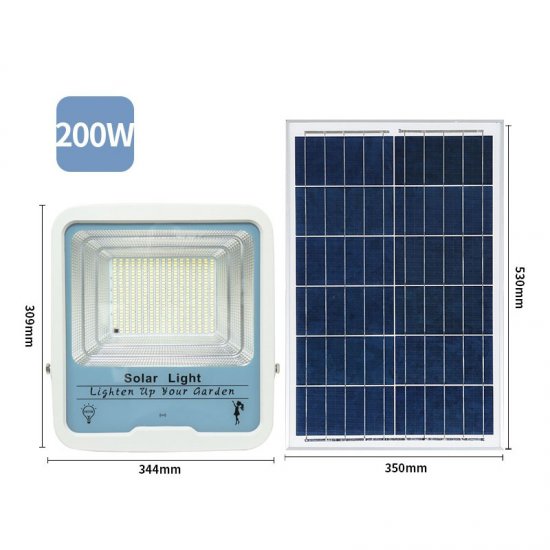 Outdoor Solar Light 40/100/200W Spotlights Solar Lights Waterproof Remote Control Solar Wall Lamp Street Garden Sunlight