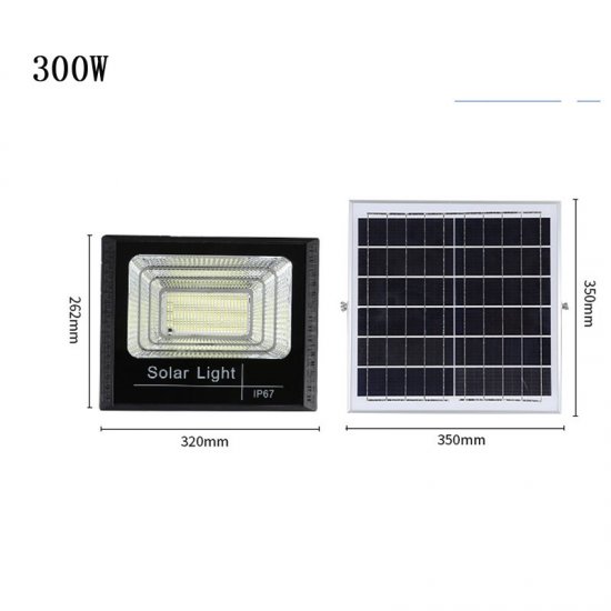 Solar Flood Lights 70w 100w 200w 300w LED Solar Powered Spotlight Outdoor Waterproof Reflector Solar With Remote Control