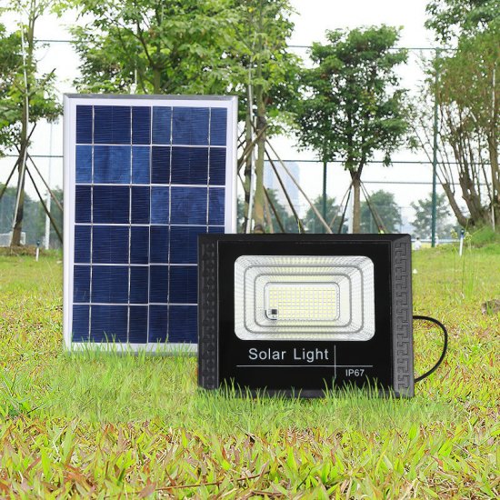 Solar Flood Lights 70w 100w 200w 300w LED Solar Powered Spotlight Outdoor Waterproof Reflector Solar With Remote Control