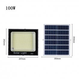 Super Bright Solar Flood Lights with Remote Control 40W-60W-100W Solar Powered LED Spotlight Outdoor Waterproof Reflector Solar