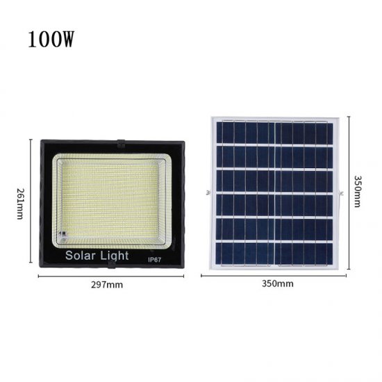 Super Bright Solar Flood Lights with Remote Control 40W-60W-100W Solar Powered LED Spotlight Outdoor Waterproof Reflector Solar