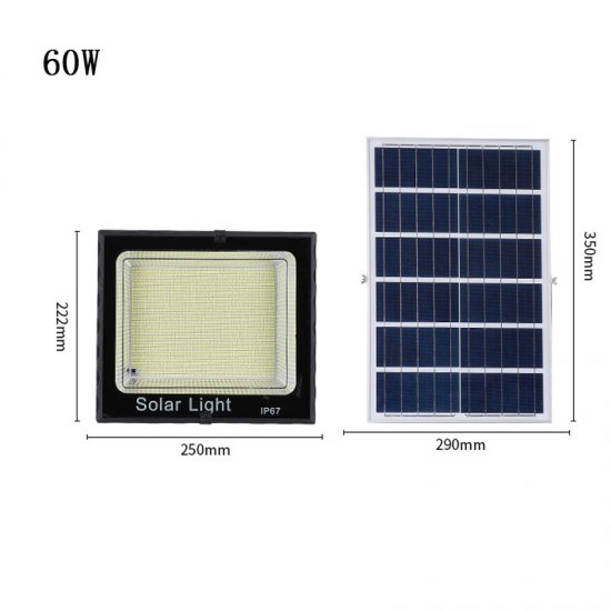 Super Bright Solar Flood Lights with Remote Control 40W-60W-100W Solar Powered LED Spotlight Outdoor Waterproof Reflector Solar