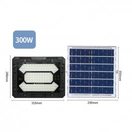 114LED Solar Light Outdoor Waterproof with Motion Sensor Floodlight Remote Control 3 Modes for Patio Garage Backyard