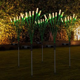 Solar Reed Lawn Light Firefly Swinging Garden Light Courtyard Landscape Decoration