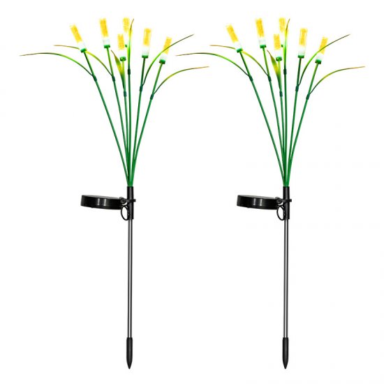 Solar Reed Lawn Light Firefly Swinging Garden Light Courtyard Landscape Decoration