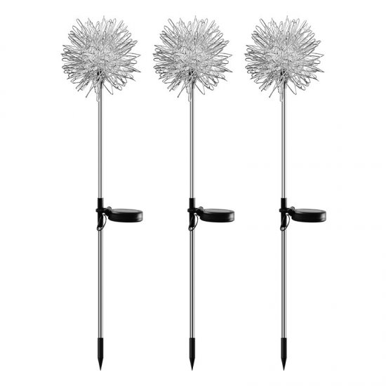 Solar Outdoor Courtyard Dandelion Glowing Ball Terrace Garden Decoration Villa Layout Ground Insertion Lawn Light