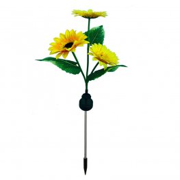 Solar Lights Outdoor Garden Decor Sunflower Ligts Waterproof Solar Outdoor Lamp Decorative Lights for Path Garden Patio Backyard