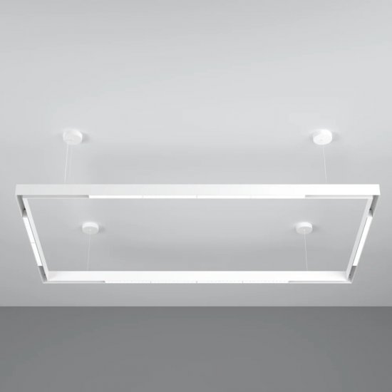 7.8FT Quietly Bright – LED Rectangular Magnetic Track Pendant Set